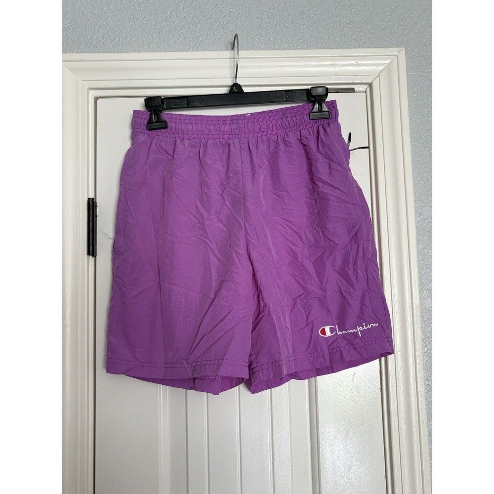 Champion Purple Mesh Lined Athletic Shorts‎ Men's Small Gym Running Workout